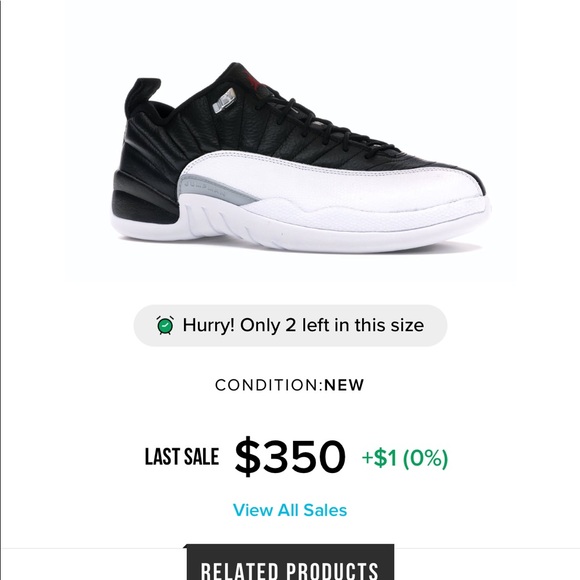 Jordan low top 12s‼️
